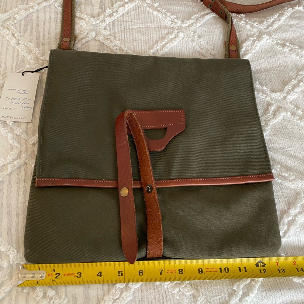 Jas MB London Olive Canvas Bag